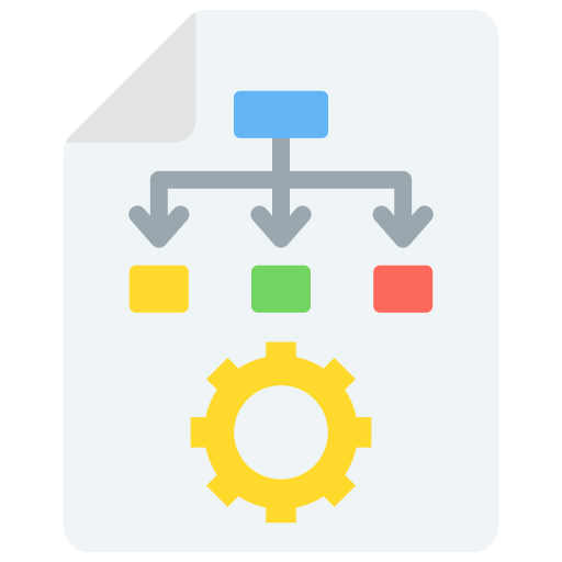 flujo de trabajo icono gratis