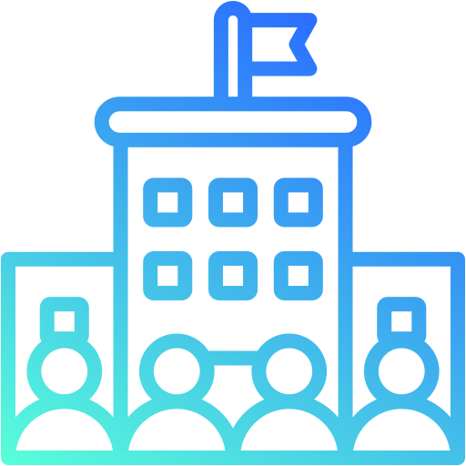 Enterprise Generic gradient outline icon