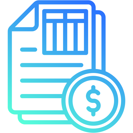 Balance sheet Generic gradient outline icon