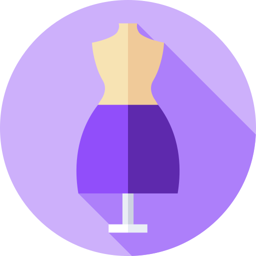 Mannequin Flat Circular Flat icon