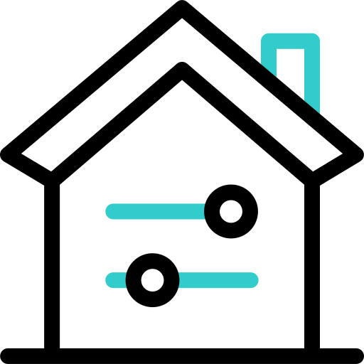 casa inteligente icono gratis