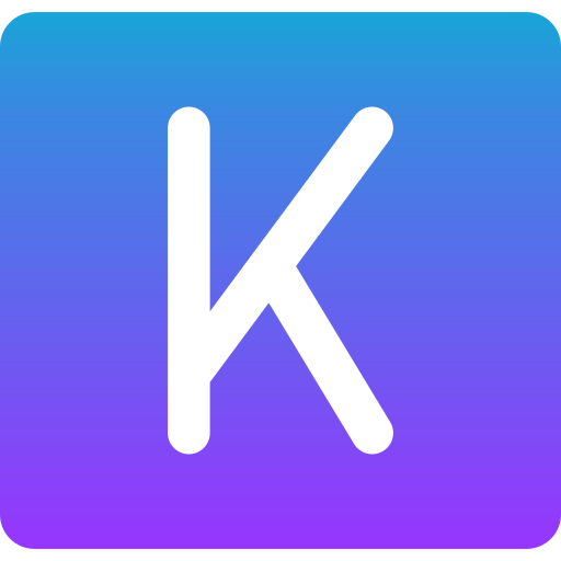 Letter k - Free education icons