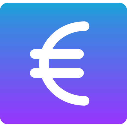 euro icono gratis