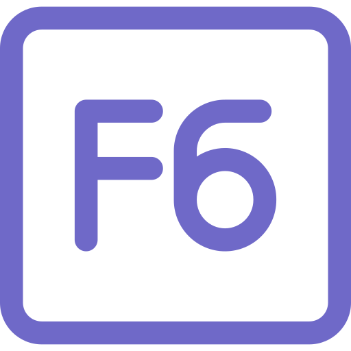 f6 icono gratis