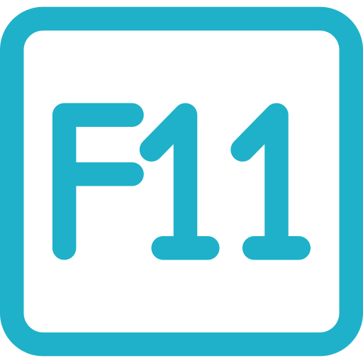F11 free icon