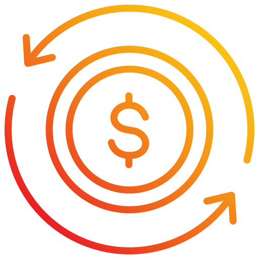 Cash flow Generic gradient outline icon