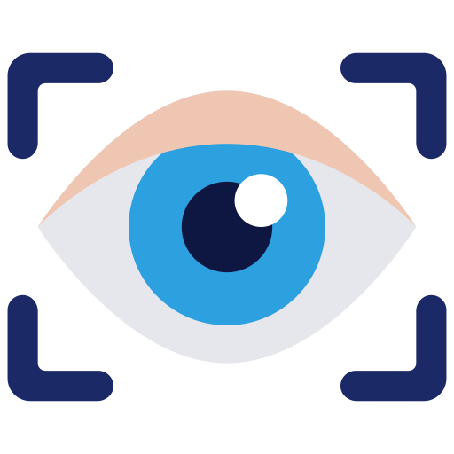 escáner ocular icono gratis