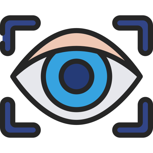 escáner ocular icono gratis