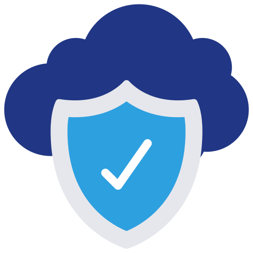 seguridad de datos icono gratis