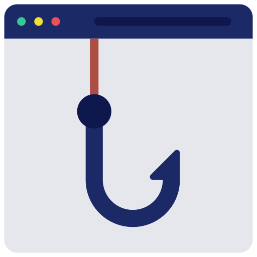 Phishing Juicy Fish Flat icon