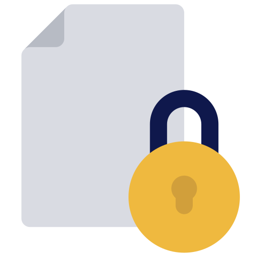 protección de datos icono gratis