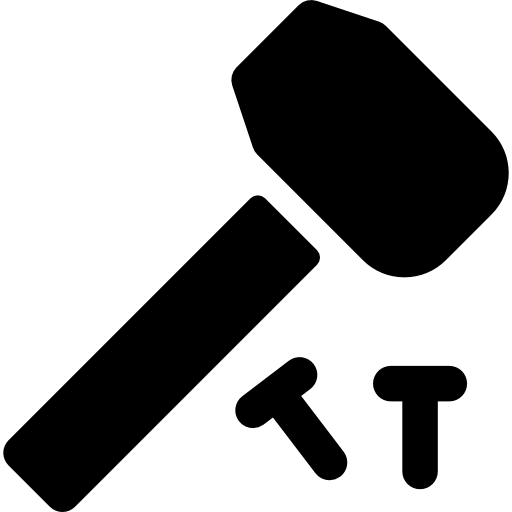 martillo icono gratis