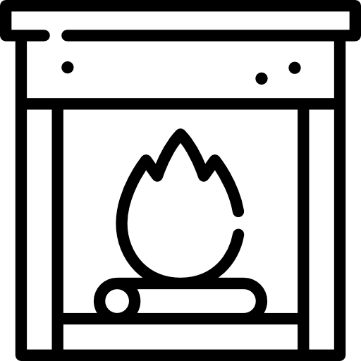 Fireplace - Free buildings icons