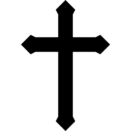 cross icon black