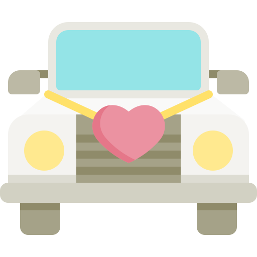 voiture de mariage Icône gratuit