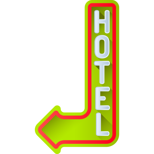 signo de hotel icono gratis