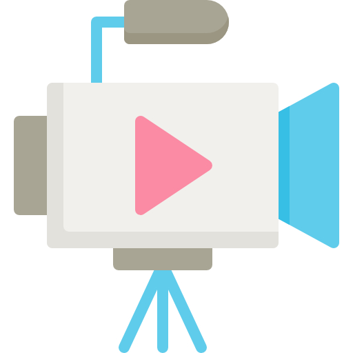 camara de video icono gratis