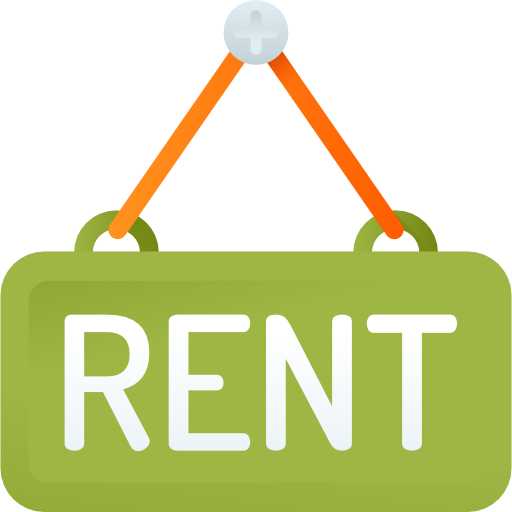 Rent 3D Color icon