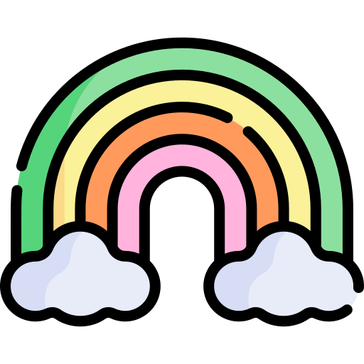 arcoíris icono gratis