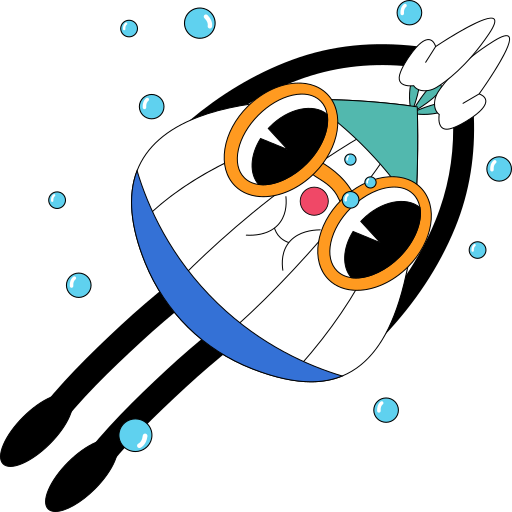 Swimming free sticker Swimming free sticker