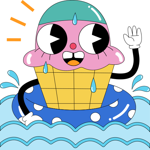 수영 무료 스티커