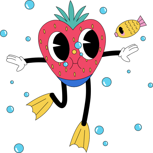 Swimming free sticker Swimming free sticker