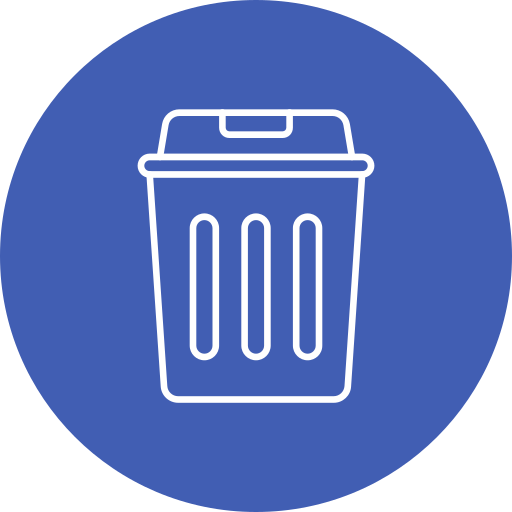 contenedor de basura icono gratis