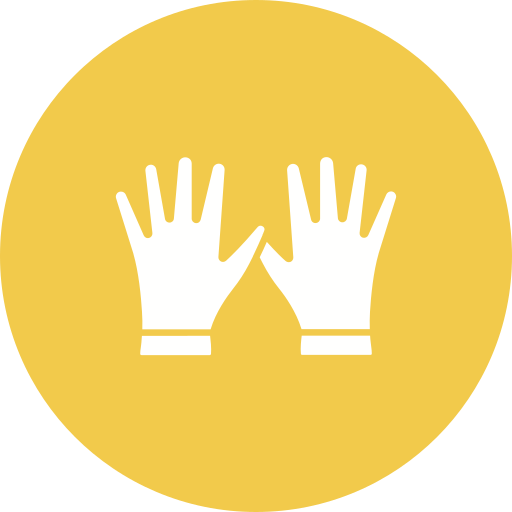 guantes de limpieza icono gratis