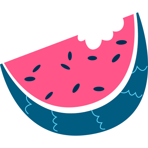 Watermelon Stickers - Free food and restaurant Stickers