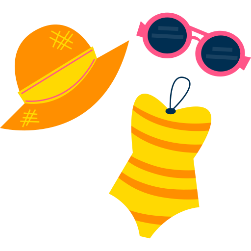 Summer clothing Stickers - Free fashion Stickers