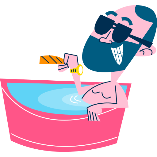 Relax free sticker