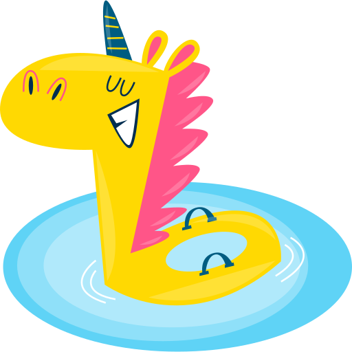 Unicorn free sticker