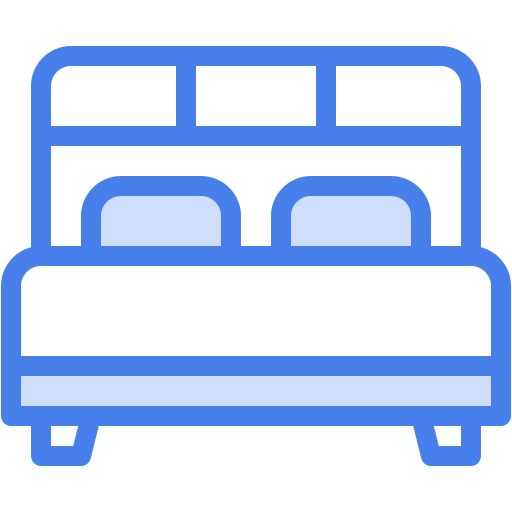 cama matrimonial icono gratis