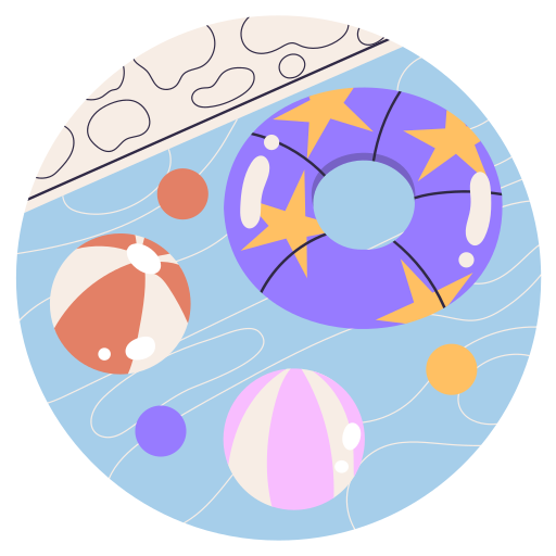 Pool party Stickers - Free people Stickers