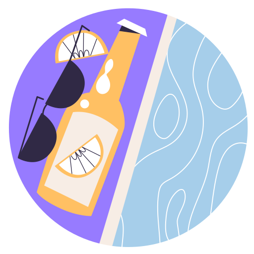 Drink free sticker Drink free sticker