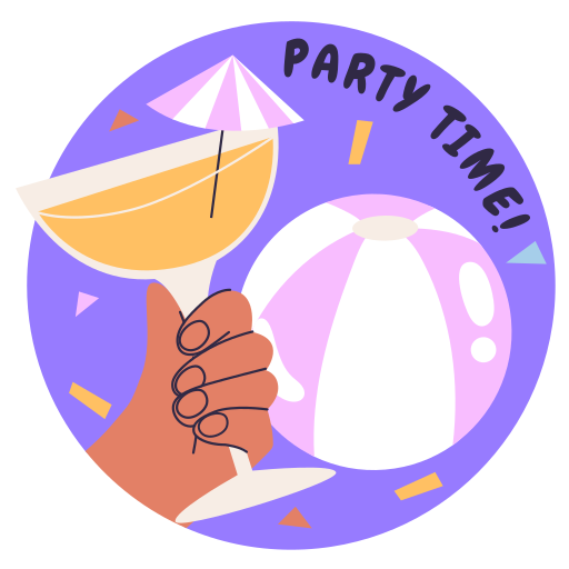 Pool party Stickers - Free people Stickers