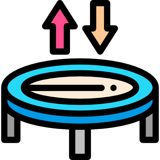 trampolín icono gratis