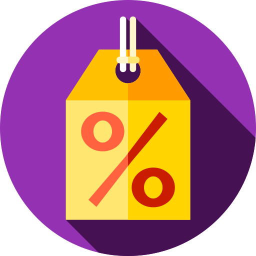 descuento icono gratis