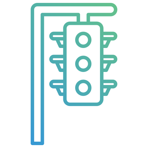 Traffic Light Generic Gradient Outline Icon 9376
