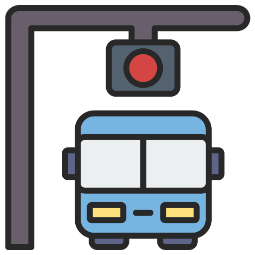 Bus stop free icon