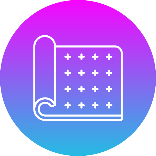 estera de yoga icono gratis