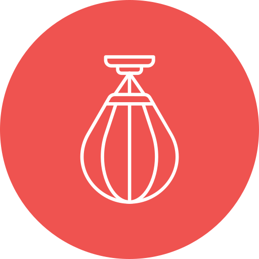 bolsa de boxeo icono gratis