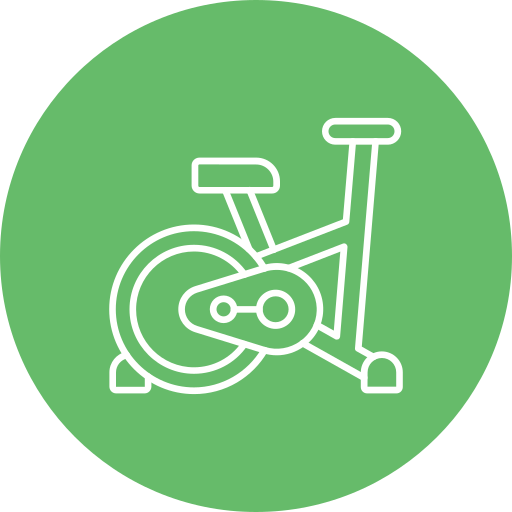 Stationary bike Generic color fill icon