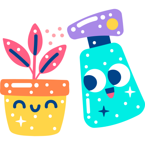Watering free sticker Watering free sticker