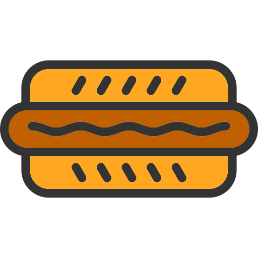 hot dog icono gratis