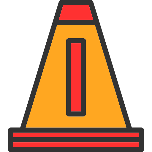 Traffic cone free icon