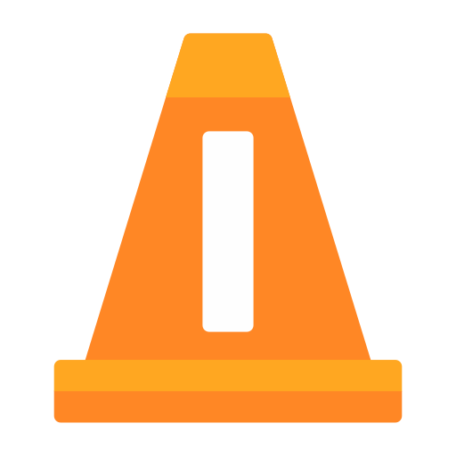 Traffic cone free icon