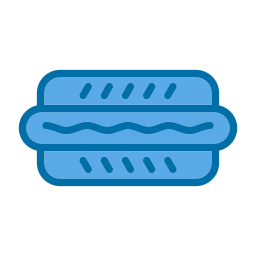 Hot dog free icon