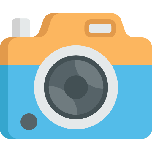 flat camera icon