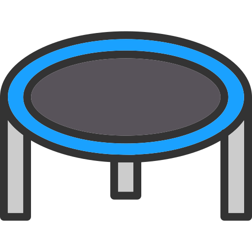 trampolín icono gratis